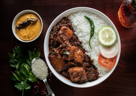 Old Rum Masala Pork Rice Platter