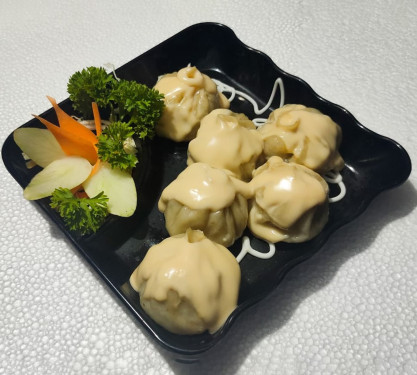 Chicken Malai Momo (8 Pcs)