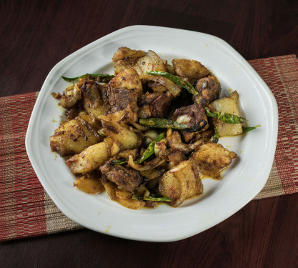 Pork Dry Fry With Onion