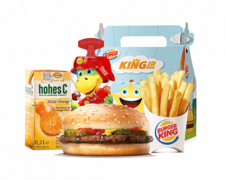 Koning Junior Maaltijd Hamburger