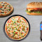 12Inches Large Veg Lovers Pizza+8Inches Spicy Veggies Pizza+Veg Burger+500Ml Pepsi