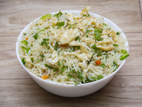 Egg Fried Rice (Serves With Raita And Salan)