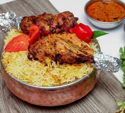 Chicken Kalmi Kabab Biryani [2 Pieces]