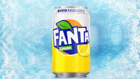 Fanta Lim Oacute;N Zero Az Uacute;Cares Lata Ml