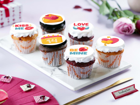 Love Is In The Air Photo Cupcake Set