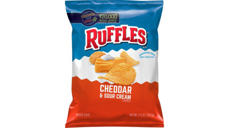 Ruffles Cheddar Chipsy Ze Śmietaną 2,5 Uncji.