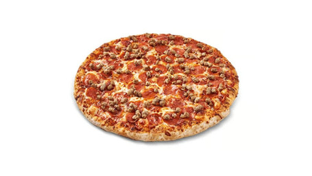 Pizza Con Salsiccia E Peperoni Intera