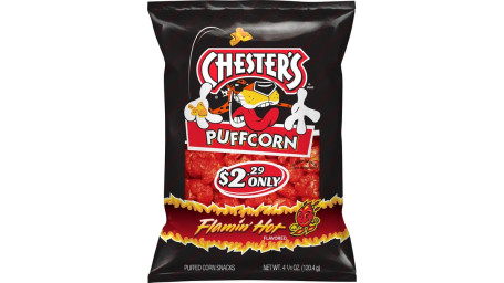 Chester's Hot Puff Corn 4.25 Oz.