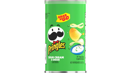 Pringles Creme Fraiche Løgchips 2,5 Oz.