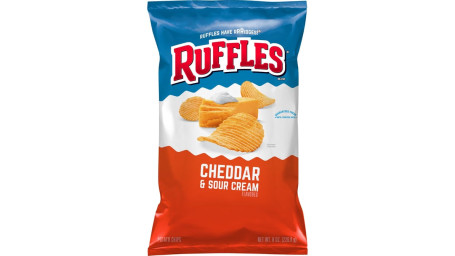 Ruffles Cheddar Chipsy Ze Śmietaną 8 Oz.