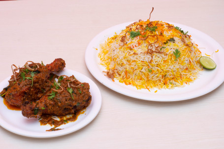 Chicken Kabab Biryani (Serves 1-2)