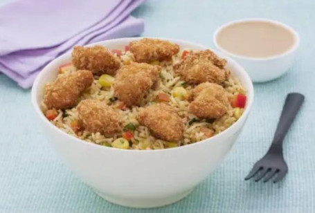 Chicken Pop Corn Fried Rice Bowl