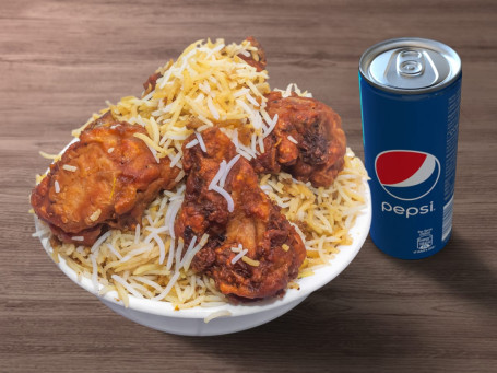 Chicken Fry Biryani Pepsi 250 Ml Can