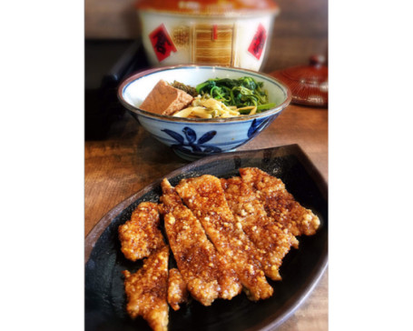 魯香豬排便當 Braised Pork Chop Bento