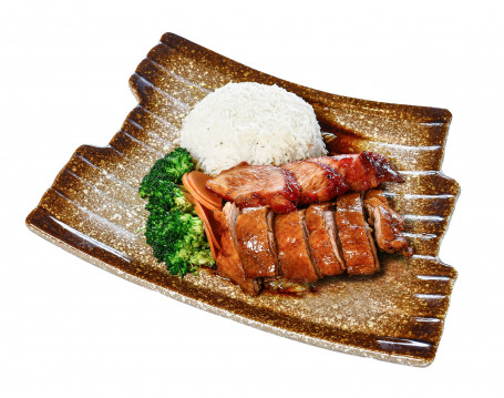 Bbq Pork Roasted Duck With Rice