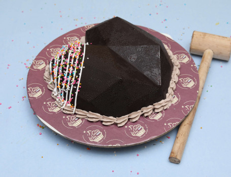 Chocolate Pinata Heart Cake