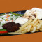 Mexican Shawarma On Plate With Fries