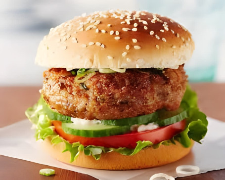 Crispy Chicken Burger Non Veg Meal
