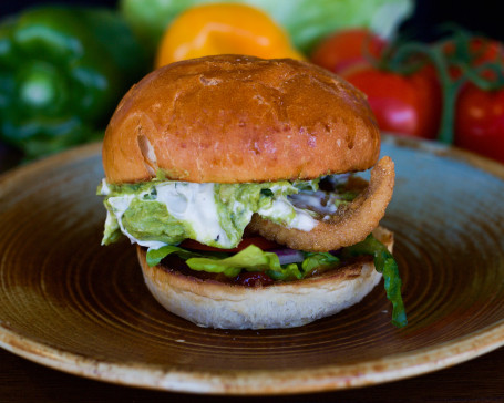 Chicken And Guac Burger