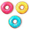 Rainbow Donuts (3 Pcs)
