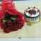 Black Forest Cake Romantic Red Roses [500 G]