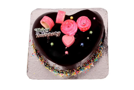 Heart Anniversary Special Cake