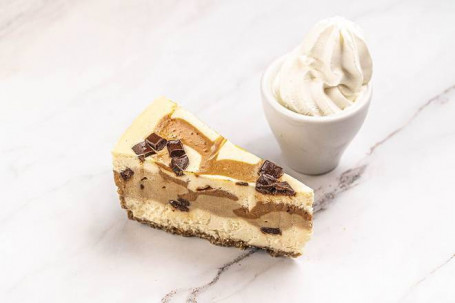 Salted Caramel Cookie Dough Cheesecake
