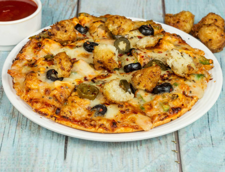 7 B R Special Manchurian With Paneer Pizza