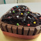 Heart Shape Full Kit Kat Truffle Cake