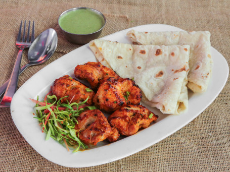 Chicken Tikka (5 Pcs) 2 Rumali Roti