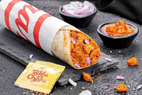 [New Improved] Crispy Baked Smoked Butter Chicken Wrap