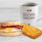 Combo Chef-d’oeuf met bacon sur muffin anglais Engelse Muffin Bacon Egger Combo