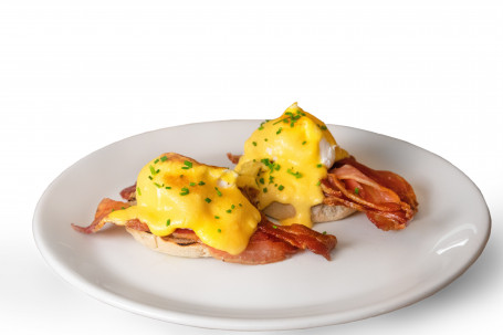 Eggs Benedict Large With Bacon