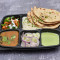 Gobhi Capsicum Dal Tadka Choice Of Rotis/ Rice Salad