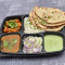 Aloo Gobhi Masala Dal Tadka Choice Of Rotis/ Rice Salad