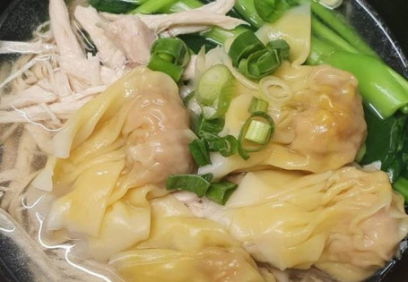 Chicken Wontons Noodle Soup