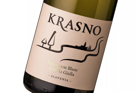 Krasno Sauvignon Blanc Ribolla, Brda, Slovenien