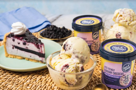 [125Ml] Keto Blueberry Cheesecake Icecream