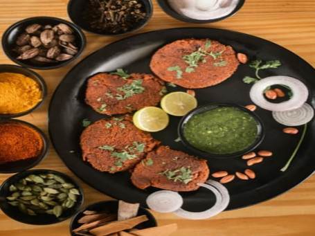 Peanut Beatroot Kabab (Serves 1 -2)