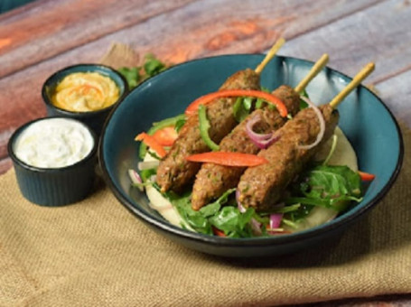 Turkish Adana Kebab With Pita Bread