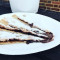 Folded Nutella Pizza With Icing Sugar