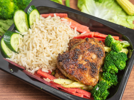 Fish Brown Rice Broccoli