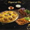 Valentine Grand Specials Lazeez Bhuna Murgh Biryani 2 portions of Kebabs