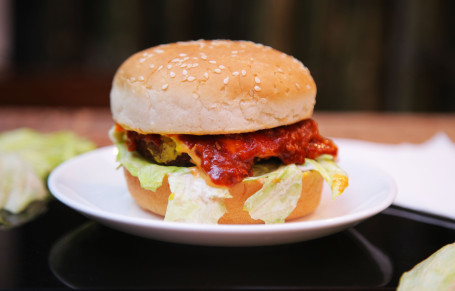 Chilli Lava Veggie Burger