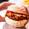 Vegan C Ocirc;Te Cheese Burger And Fries (Ve