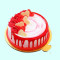 Eggless Strawberry Delight Cake (1/2 Kg)