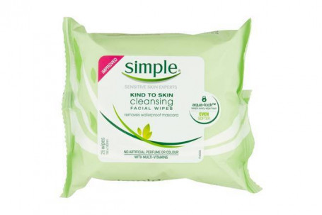 Simple Cleansing Facial Wipe