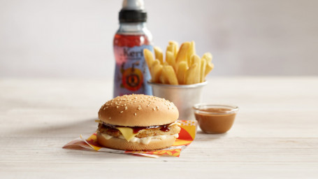 Kid O's Chicken Cheese Burger Meal