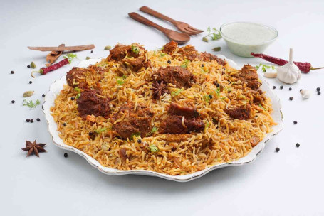 Hyderabadi Mutton Dum Biryani [Serves 2-3]