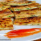 2 Anda Paratha With Curd, Sauce